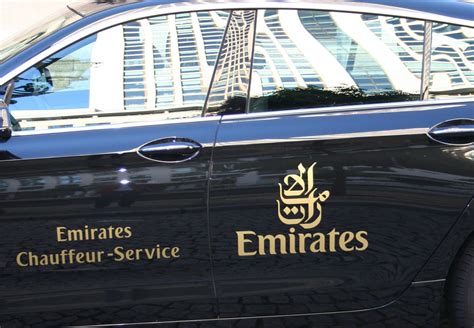 emirates airlines chauffeur service.